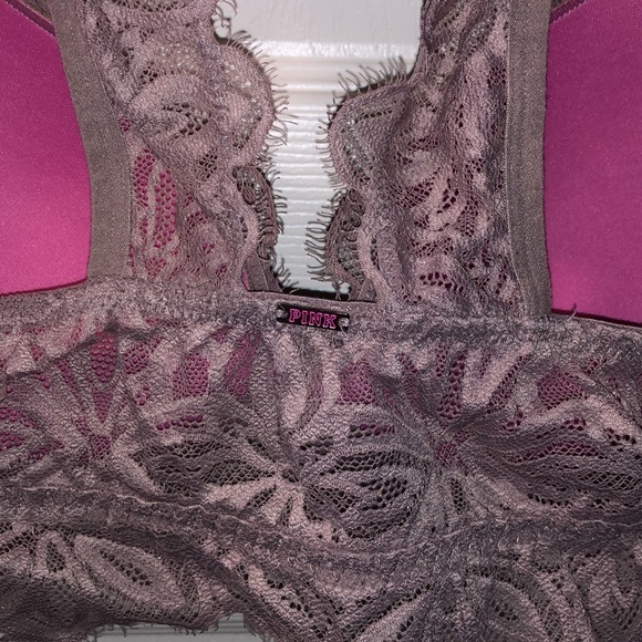 PINK Date Lightly Lined Bralette - M - Picture 3 of 5